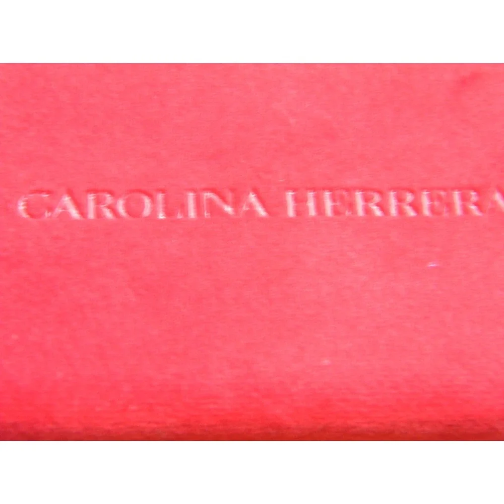 Carolina Herrera Red Velvet Eyeglasses Sunglasses Hard Case Only Designer